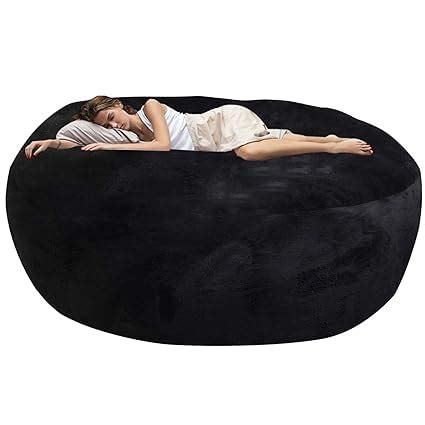 Sai Foam House 6Ft Velvet Bean Bag Chairs Without Beans Giant Bean Bag ...