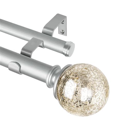 KAMANINA 1 Inch Double Curtain Rods 72 to 144 Inches (6-12 Feet ...