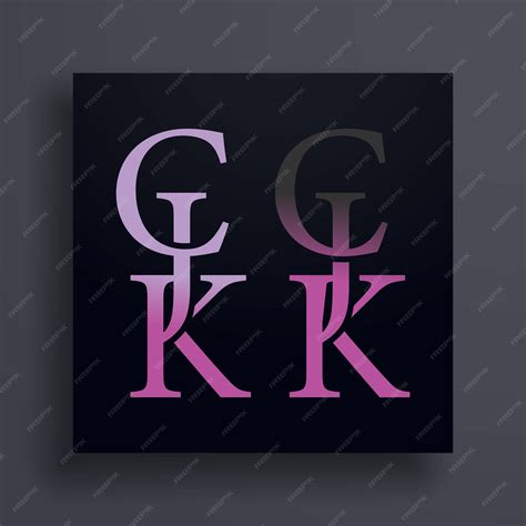 Premium Vector | C j k letter luxury black logo template