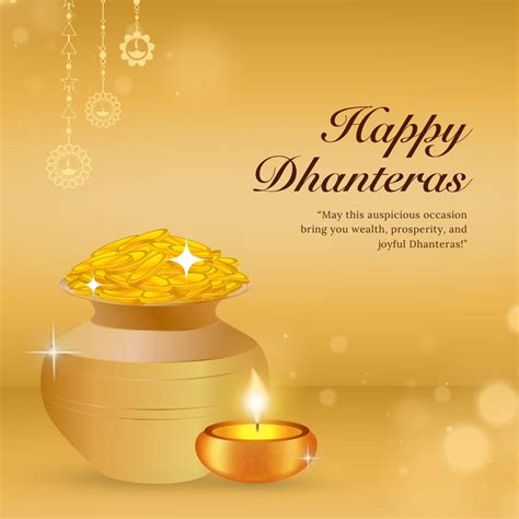 Happy Dhanteras 2025: Wishes, Greetings, Images, Captions, WhatsApp ...