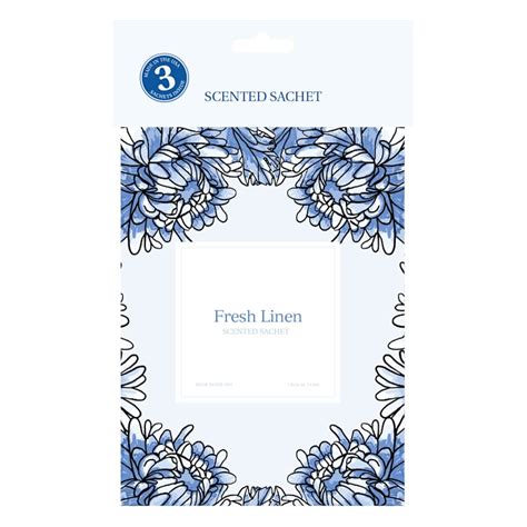 3-Pack Fresh Linen Scented Sachet