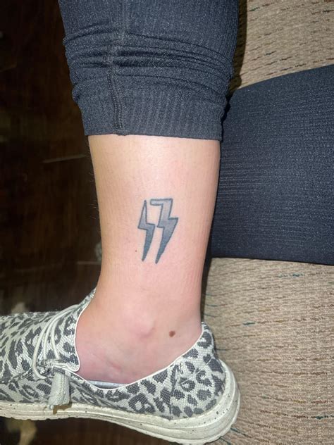Ss Tattoo Lightning Bolt