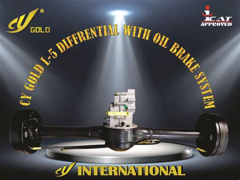 cy gold L-5 diffrential with oil brake system CY I | CY International