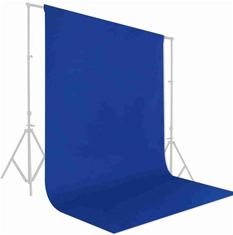 BOLTOVE 8x8 Ft. Blue Screen Backdrop Background for Photography ...