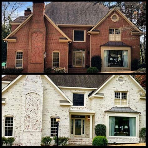 Paint Exterior Brick House White at Arnetta Parker blog