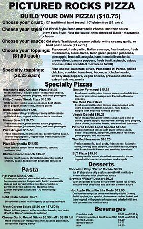 PICTURED ROCKS PIZZA, Munising - Restaurant Reviews, Phone Number ...