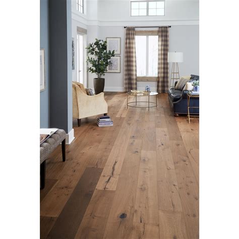 Mustang White Oak Distressed Engineered Hardwood XL Plank | House ...