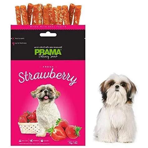 Prama Strawberry Dog Treats, 70 Grams pack of2 - Amanpetshop-