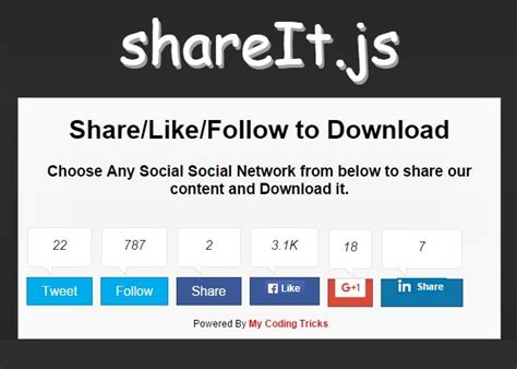 Simple Pop Out Social Sharing Plugin With jQuery | jQuery Plugin