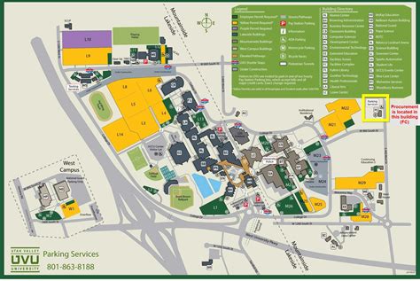 UVU Campus Map | Resume template, Campus map, University of utah