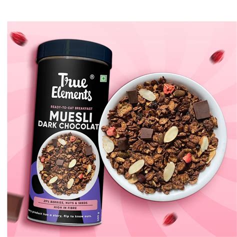Dark Chocolate Muesli 400gm True Elements – JITCO