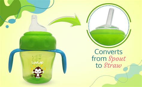 Buy LuvLap Banana Time 150ml Anti Spill, Interchangeable Sipper / Sippy ...