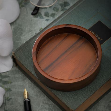 Round Knick-Knack Tray: Teak Wood | Anand Prakash