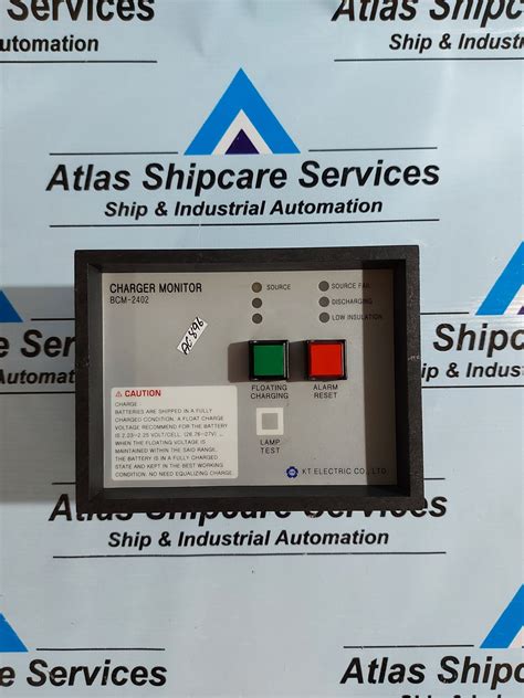 KT ELECTRIC BCM-2402 CHARGER MONITOR – Atlas Shipcare Services