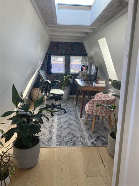 Attic office on our houseboat. Sausalito California : r/AmateurRoomPorn