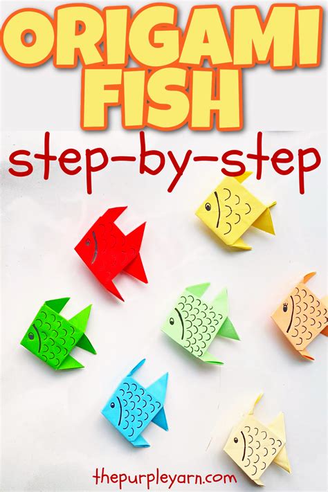 Image result for Origami Easy Step by Step Fish