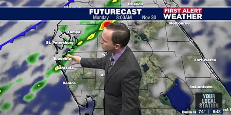 First Alert Weather: Sunday, November 29, 2020 - Iso. strong storms in ...