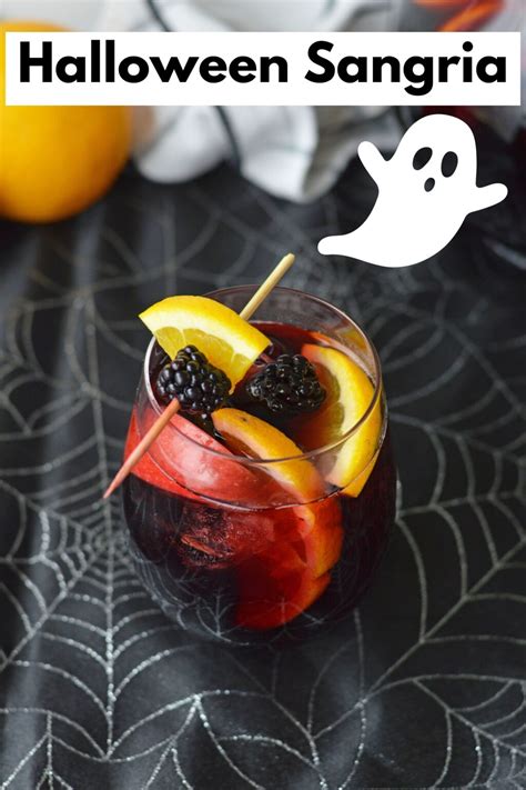 Easy Halloween Sangria – Simplistically Living