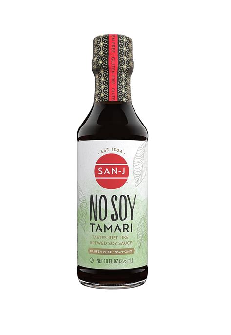 Buy San-J No Soy Tamari - Soy Sauce Alternative, Free of Soy & Other ...