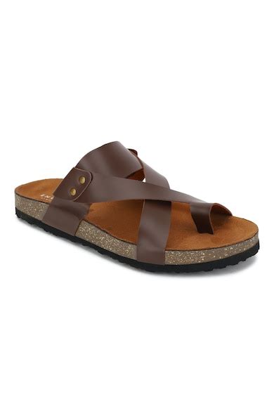 Buy Men Brown Flip Flops Online - 662612 | Peter England