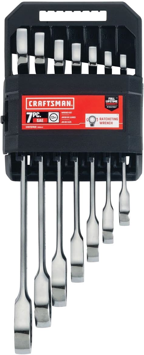 Buy CRAFTSMAN CMMT87020 7-Piece 12-Point Standard (SAE) Ratchet Wrench ...