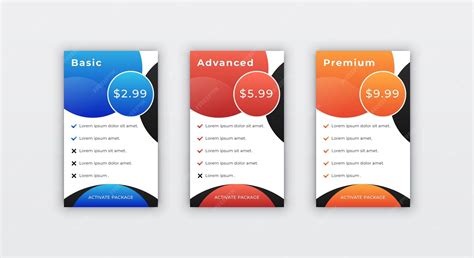 Image result for Subscription Table Design