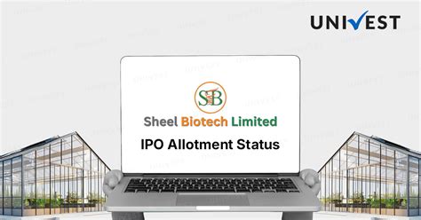 Sheel Biotech IPO Allotment Status: NSE, SME, Registrar Link
