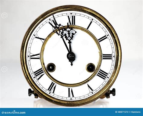 Old Clock with Roman Numerals. Stock Photo - Image of clock, conceptual ...