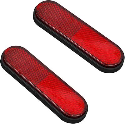 NTHREEAUTO Red Reflectors Motorcycle Safety India | Ubuy