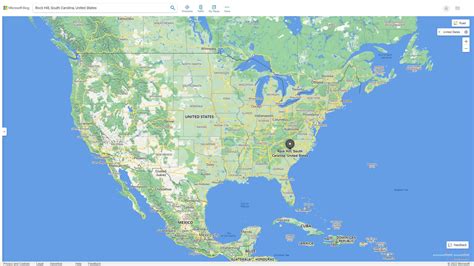 Rock Hill South Carolina Map - United States