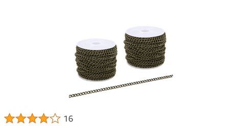Antique Bronze Paperclip Chain 16.4ft For DIY Jewelry Making Pandahall ...