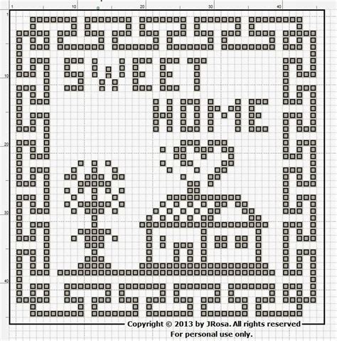 Image result for Free Filet Crochet Graph