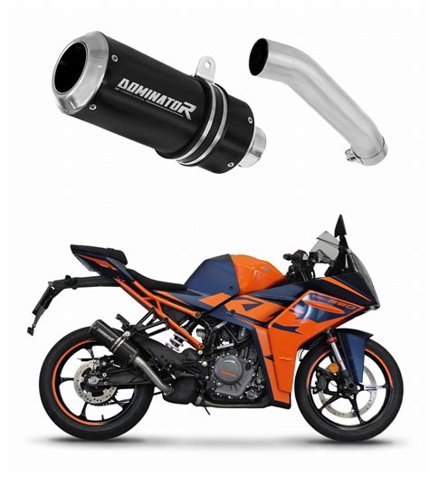 Dominator Gp Black + Db Killer Exhaust Ktm Rc 390 2022 - 2024 Part ...