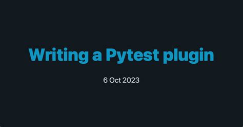 Image result for Py.test Plugins