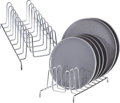 Buy SIMPLEMADE Kitchen Dish Rack Organizer - 2 Wire Metal Cabinet ...