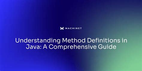 Method Definition Java 的图像结果