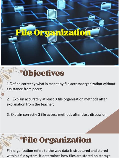 Image result for File Organization Module Example