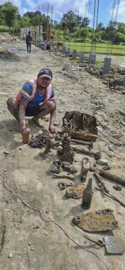 World War 2 relics found in Manipur during digging for construction work