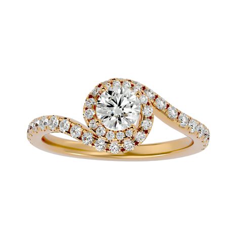 Buy Queen Round Solitaire Ring Online | Lab Grown Diamonds | Evolvd ...