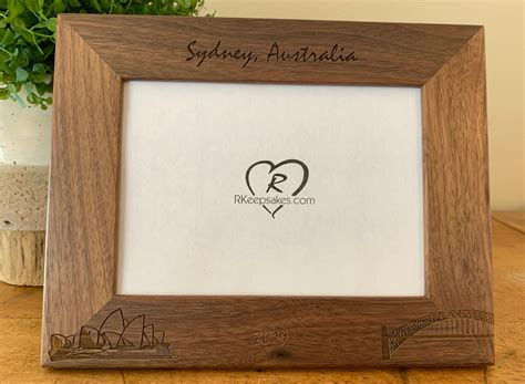 Australia Picture Frame, Sydney, Custom Text – RKeepsakes