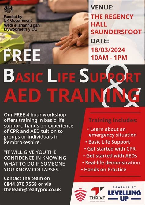 L2 Basic Life Skills & Safe Use of an AED Defibrillator - The Regency ...