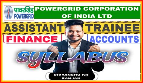 Power Grid Corporation of India Limited (PGCIL) AT F&A Syllabus ...