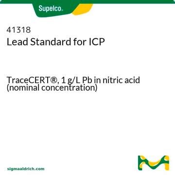 Lead Standard for ICP TraceCERT®, 1 g/L Pb in nitric acid (nominal ...