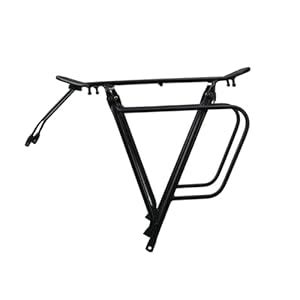 CALANDIS™ Bicycle Rear Cargo Rack Biking 75kg Heavy Duty Aluminum Alloy ...