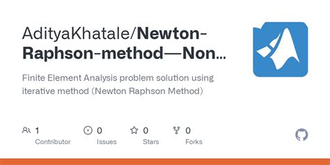 Image result for Newton-Raphson Method for Fea