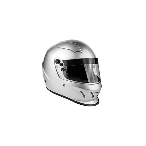 Buy Snell SA2020 Full Face Racing Helmet (Silver, Large) Online at ...