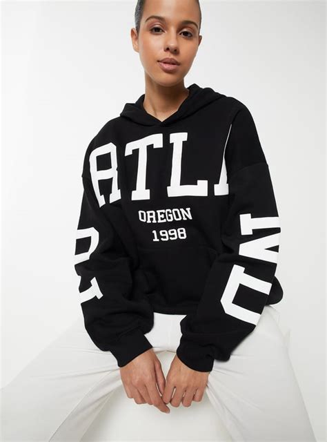 Buy Women Printed Oversized Sports Sweatshirt Online at just Rs. 999.0 ...