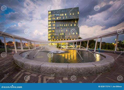 Fountains at First Ward Park, in Uptown Charlotte, North Carolina ...