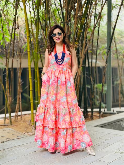 Blossom Breeze Maxi Dress – KIZI Apparels