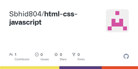 Image result for HTML/CSS JS GitHub